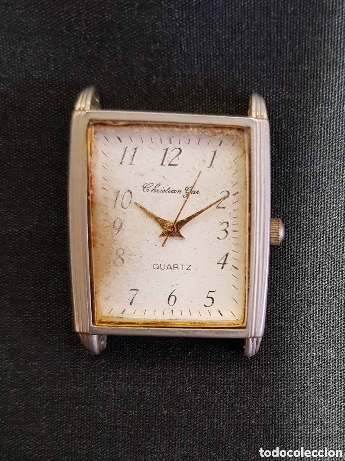 Vintage: RELOJ CHRISTIAN GAR SIN CORREA. BISEL RECTANGULAR. PARADO. - Foto 1
