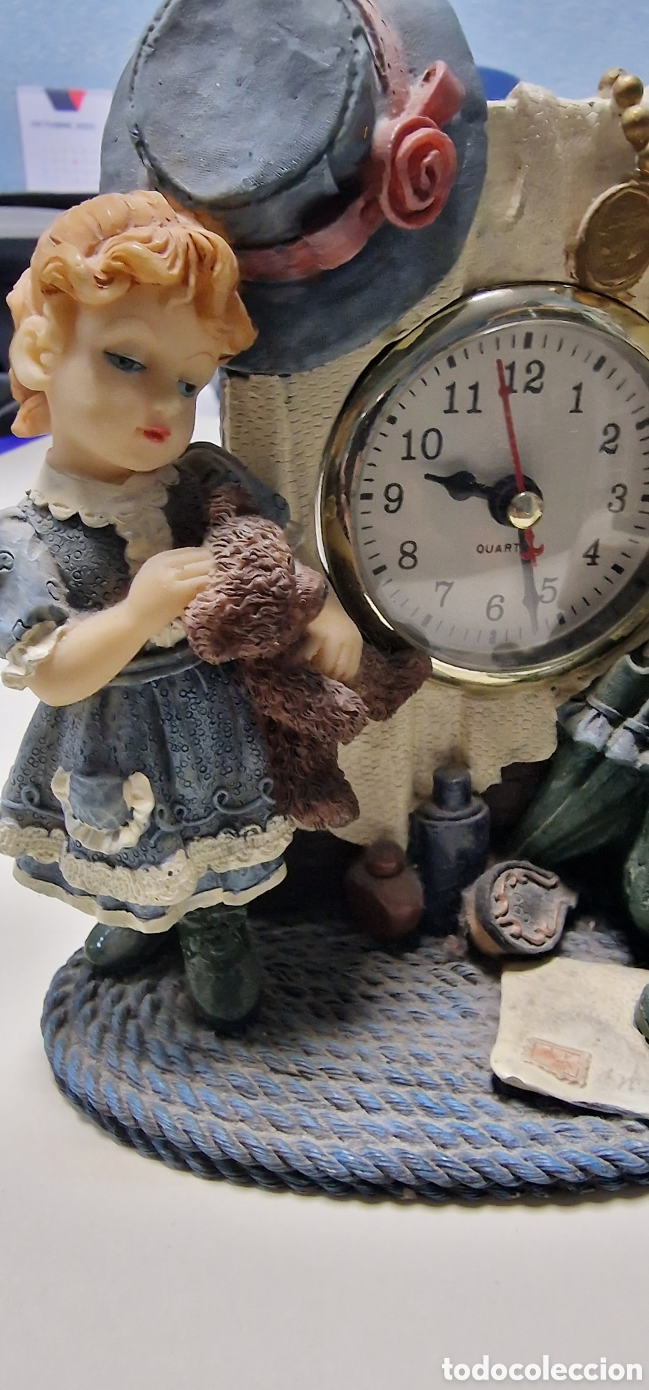 Vintage: Reloj, figura ni&ntilde;a - Foto 2