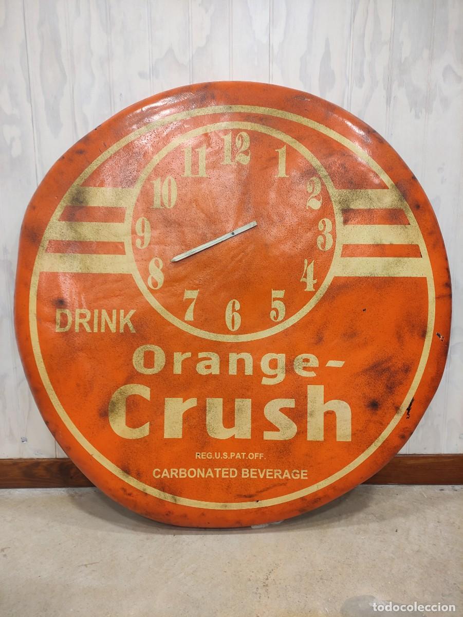 Vintage: Gran reloj Orange Crush - Foto 1