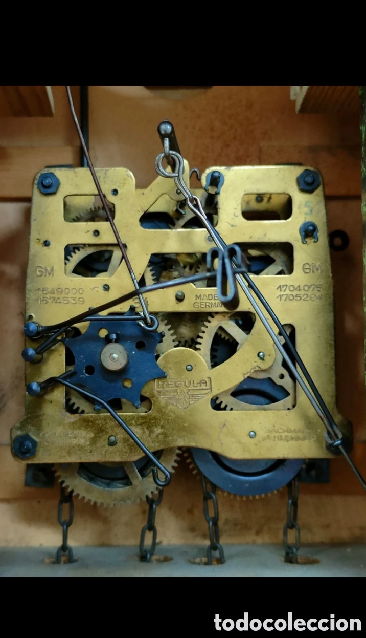 Vintage: reloj cuckoo marca Regula 34 - Foto 2