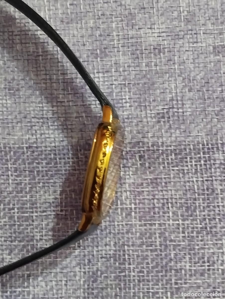 Vintage: Reloj de Pulsera Lobor Collection Chapado en Oro de 23K - Foto 4