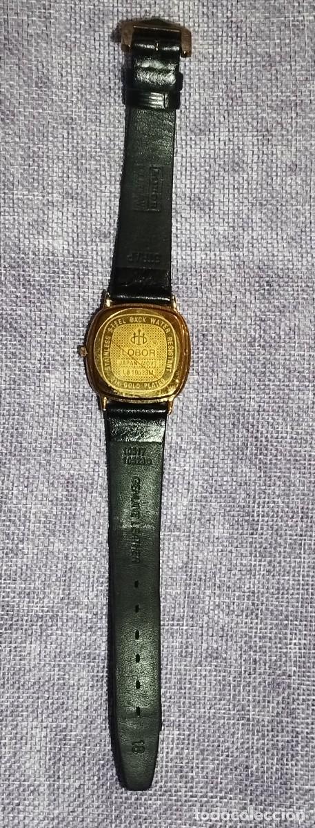 Vintage: Reloj de Pulsera Lobor Collection Chapado en Oro de 23K - Foto 7