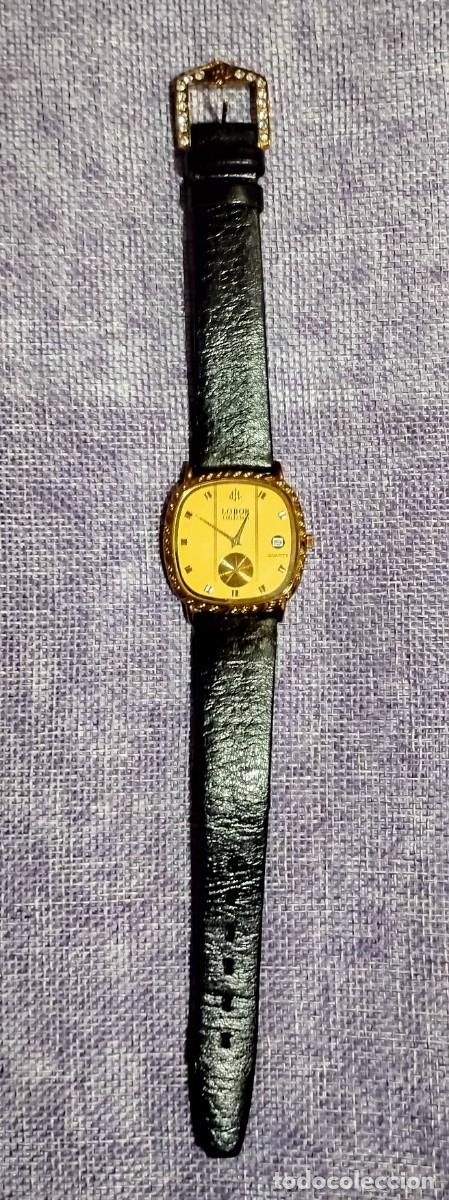 Vintage: Reloj de Pulsera Lobor Collection Chapado en Oro de 23K - Foto 2