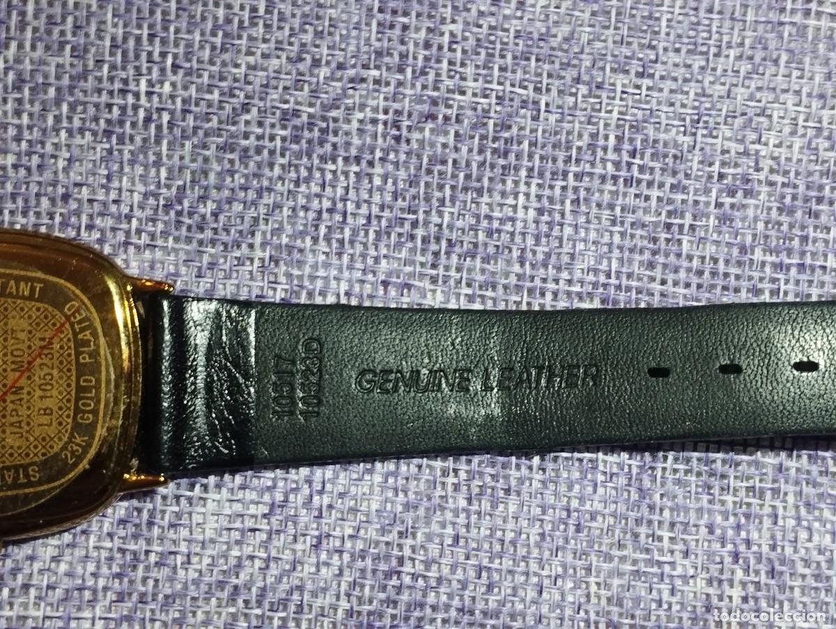 Vintage: Reloj de Pulsera Lobor Collection Chapado en Oro de 23K - Foto 9