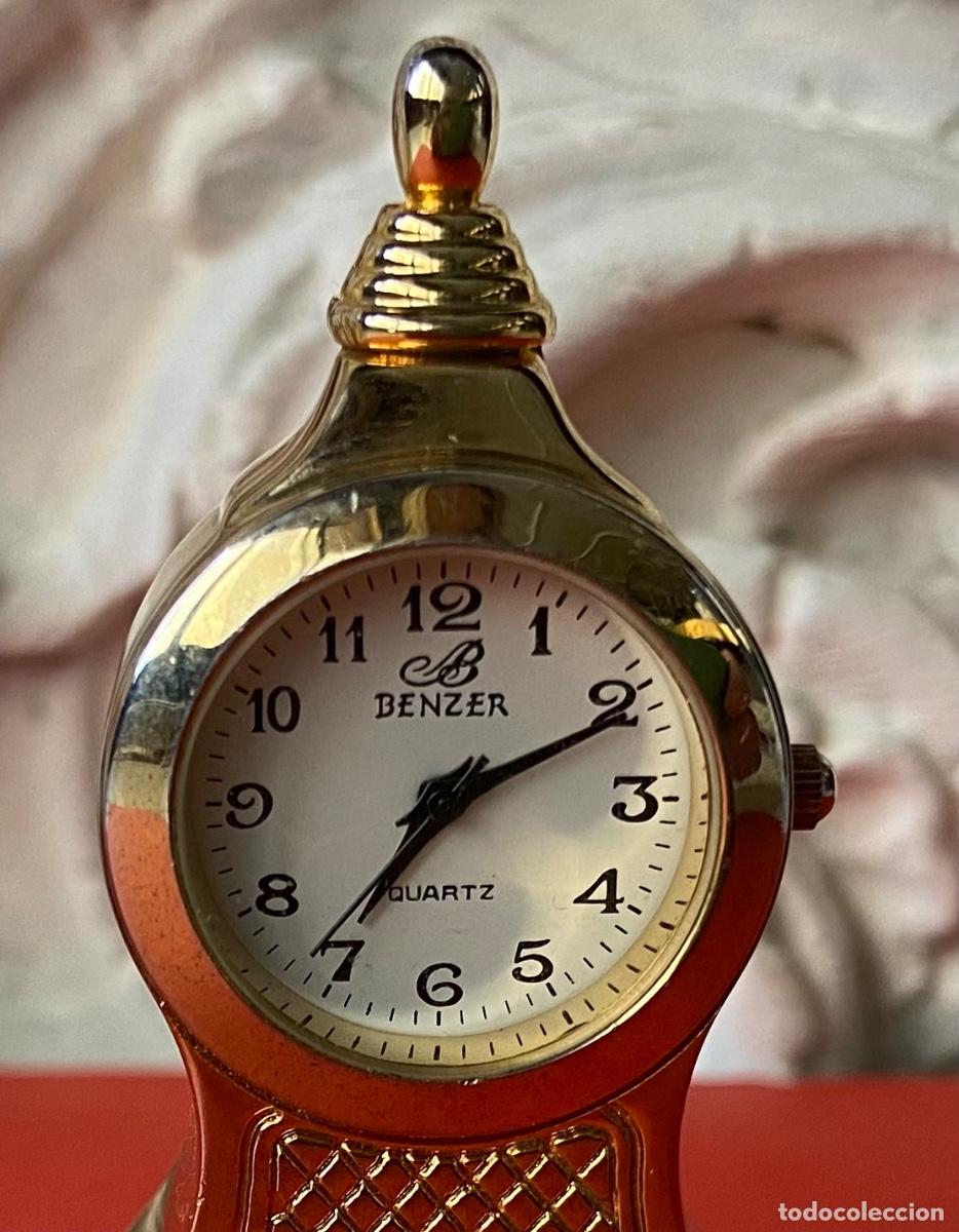 Vintage: 182- Mini-Reloj bronce Benzer Japan.. - Foto 2