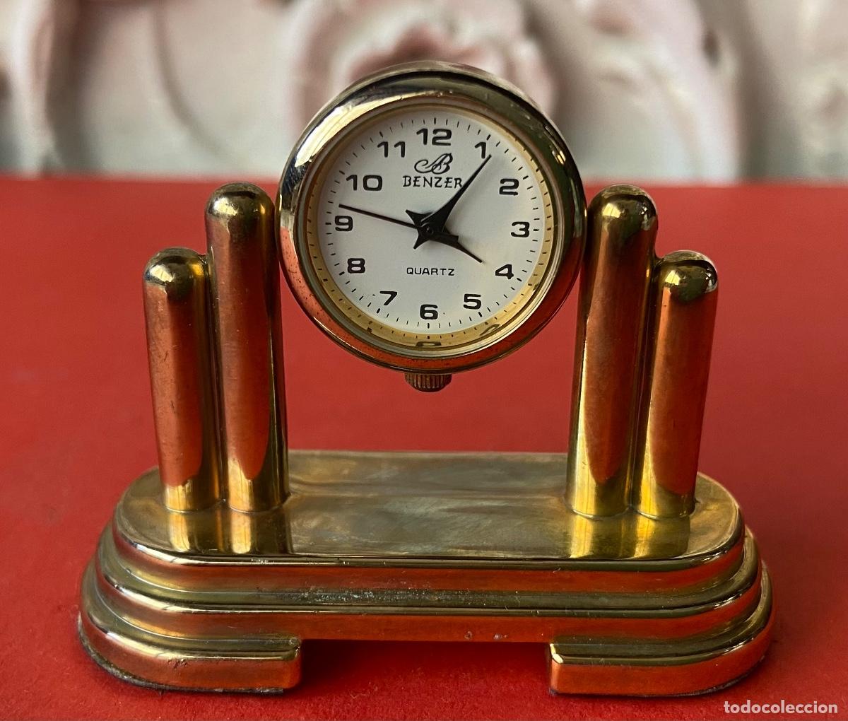 Vintage: 182- Mini-Reloj bronce Benzer Japan. - Foto 5