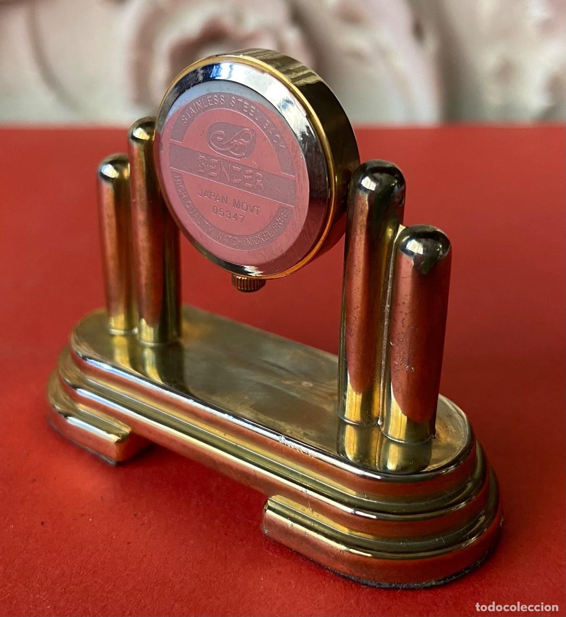 Vintage: 182- Mini-Reloj bronce Benzer Japan. - Foto 6