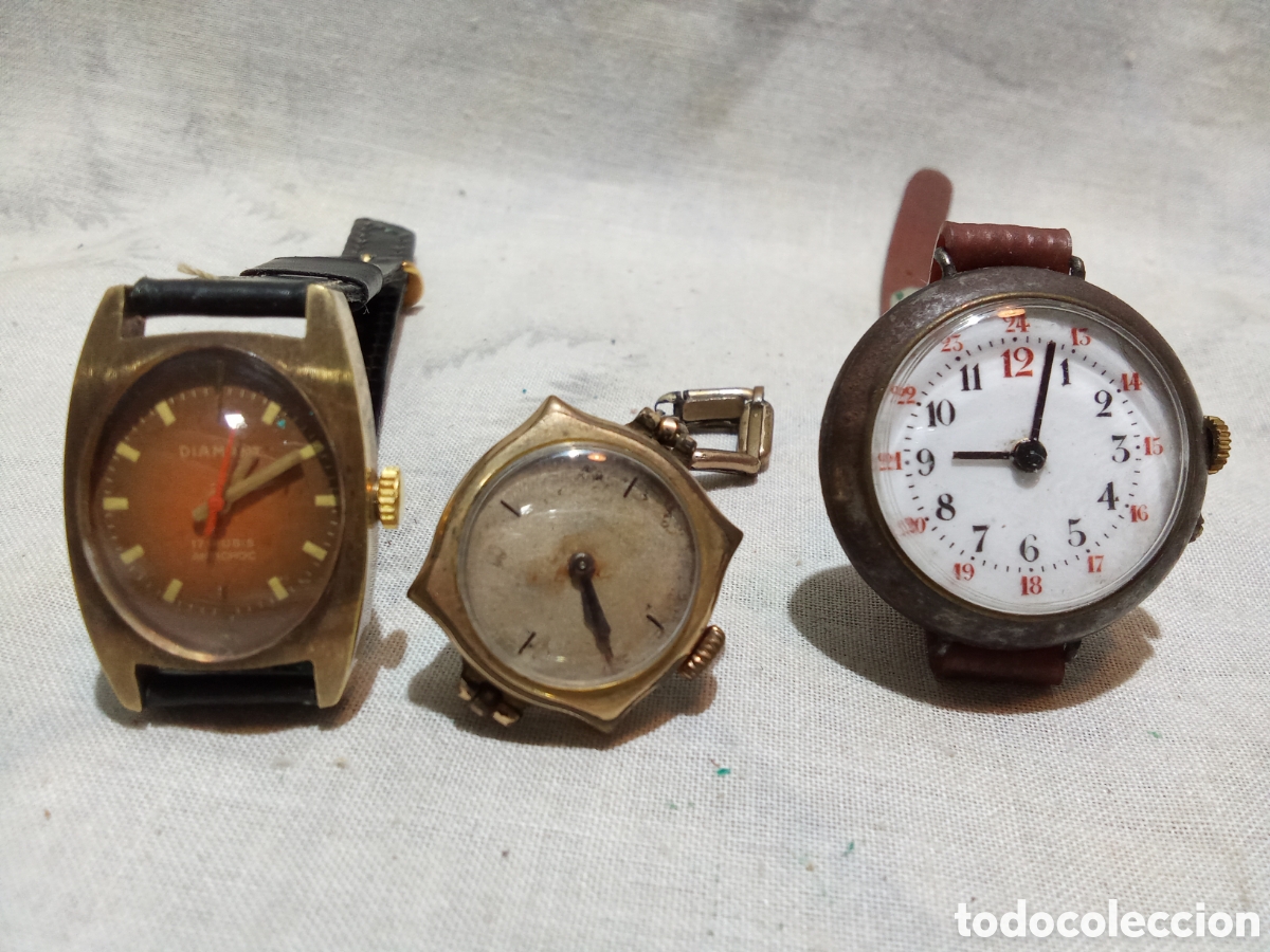 Vintage: LOTE 9 DE 3 RELOJES - Foto 1