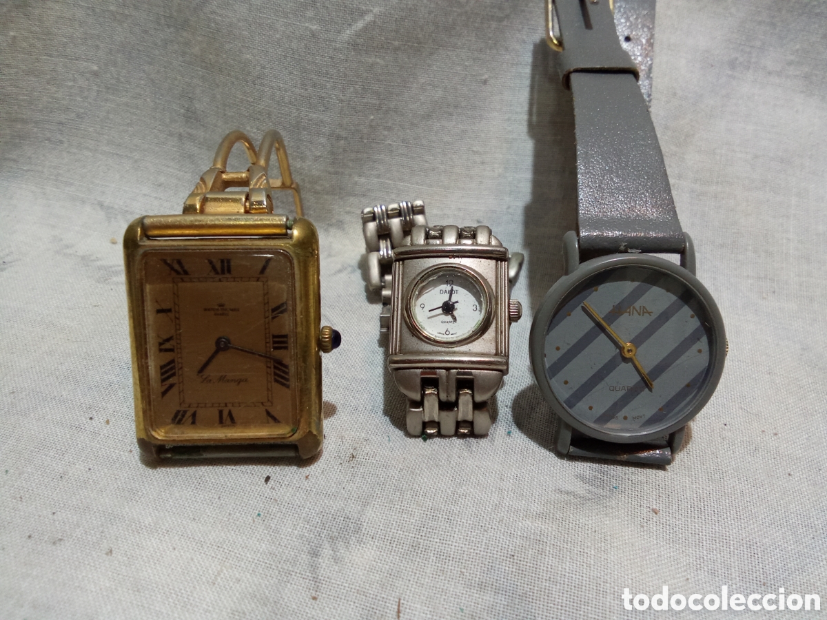 Vintage: LOTE 10 DE 3 RELOJES - Foto 2