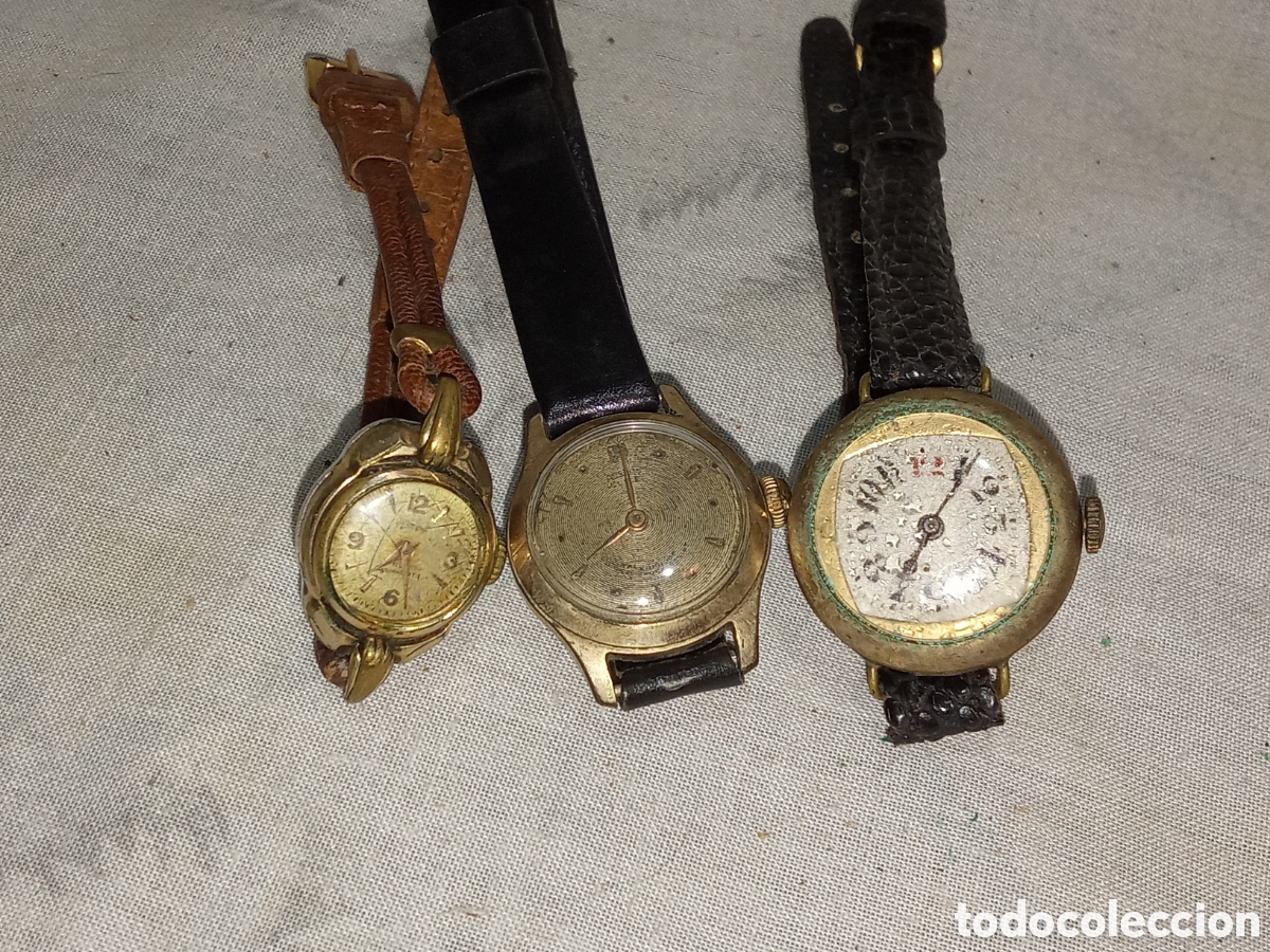 Vintage: LOTE 15 DE 3 RELOJES - Foto 2