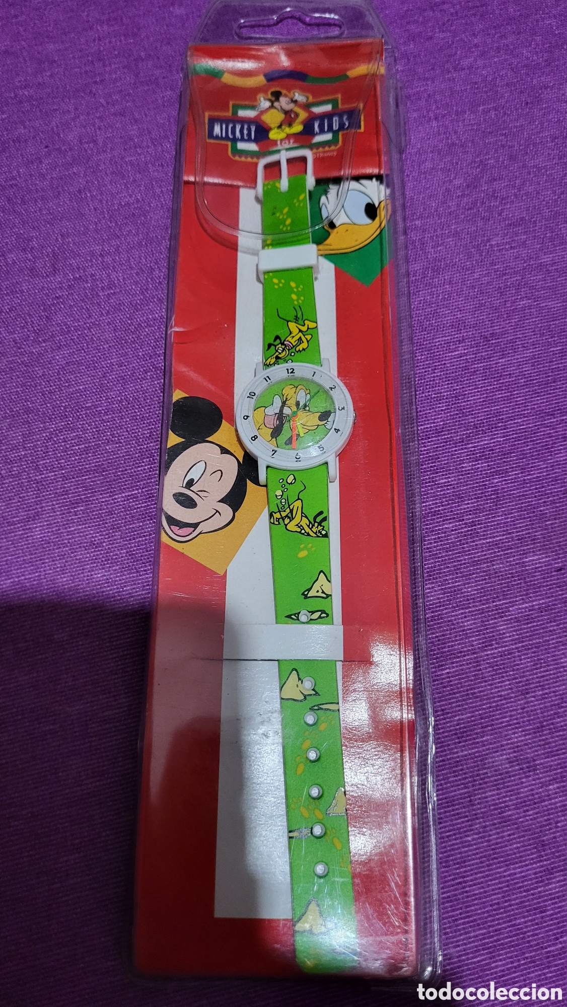 Vintage: Reloj Ni&ntilde;o Disney Avronel Pluto - Foto 2