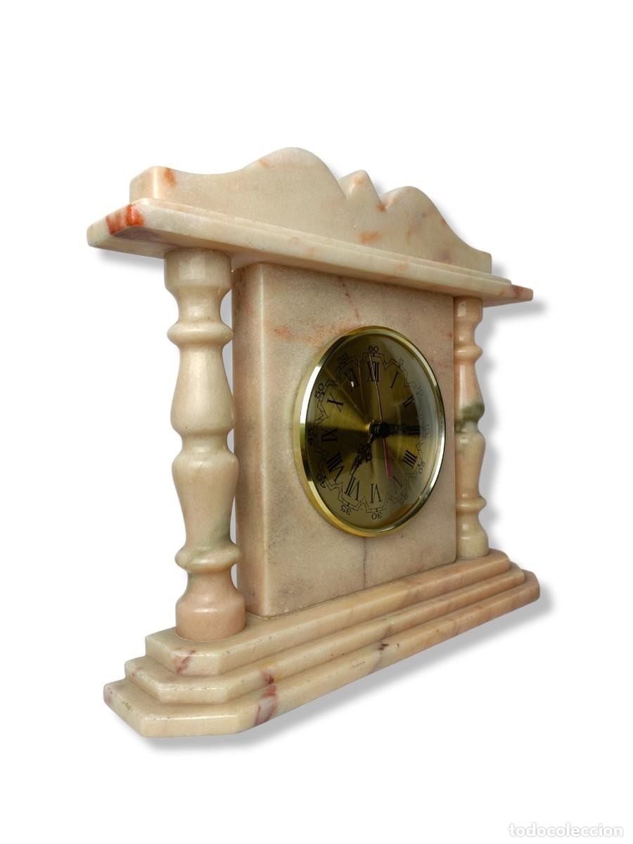 Vintage: Reloj de m&aacute;rmol rosa - Foto 4