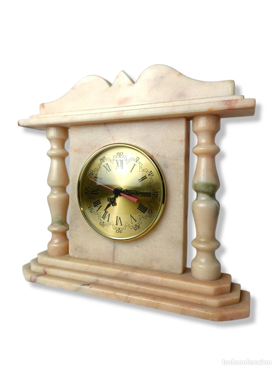 Vintage: Reloj de m&aacute;rmol rosa - Foto 5