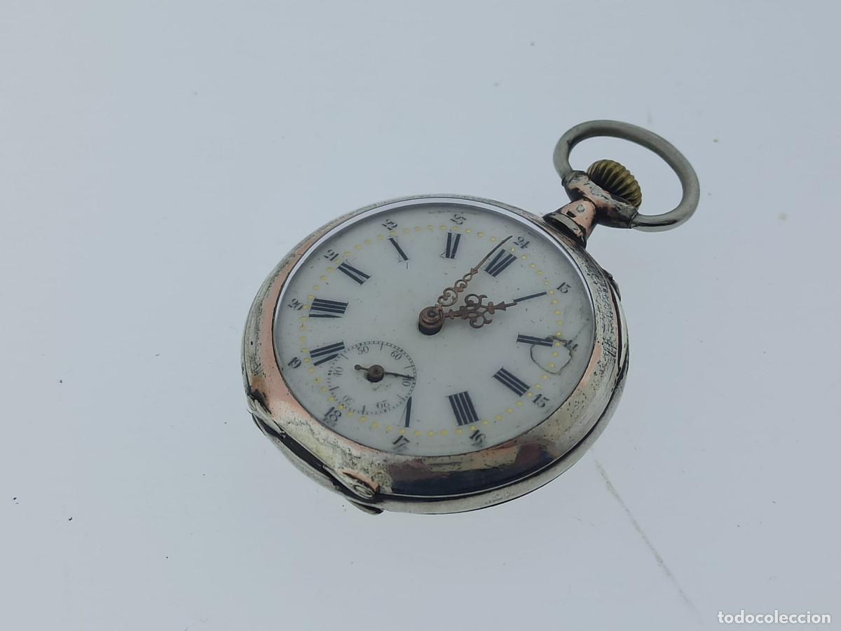 Vintage: Reloj de bolsilllo de plata - Foto 2