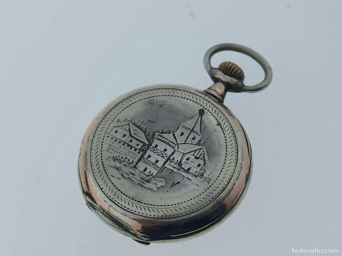 Vintage: Reloj de bolsilllo de plata - Foto 3