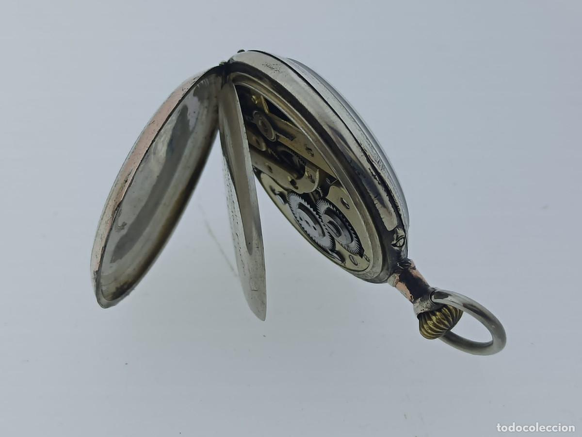 Vintage: Reloj de bolsilllo de plata - Foto 4