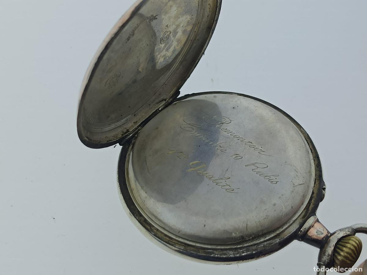 Vintage: Reloj de bolsilllo de plata - Foto 5