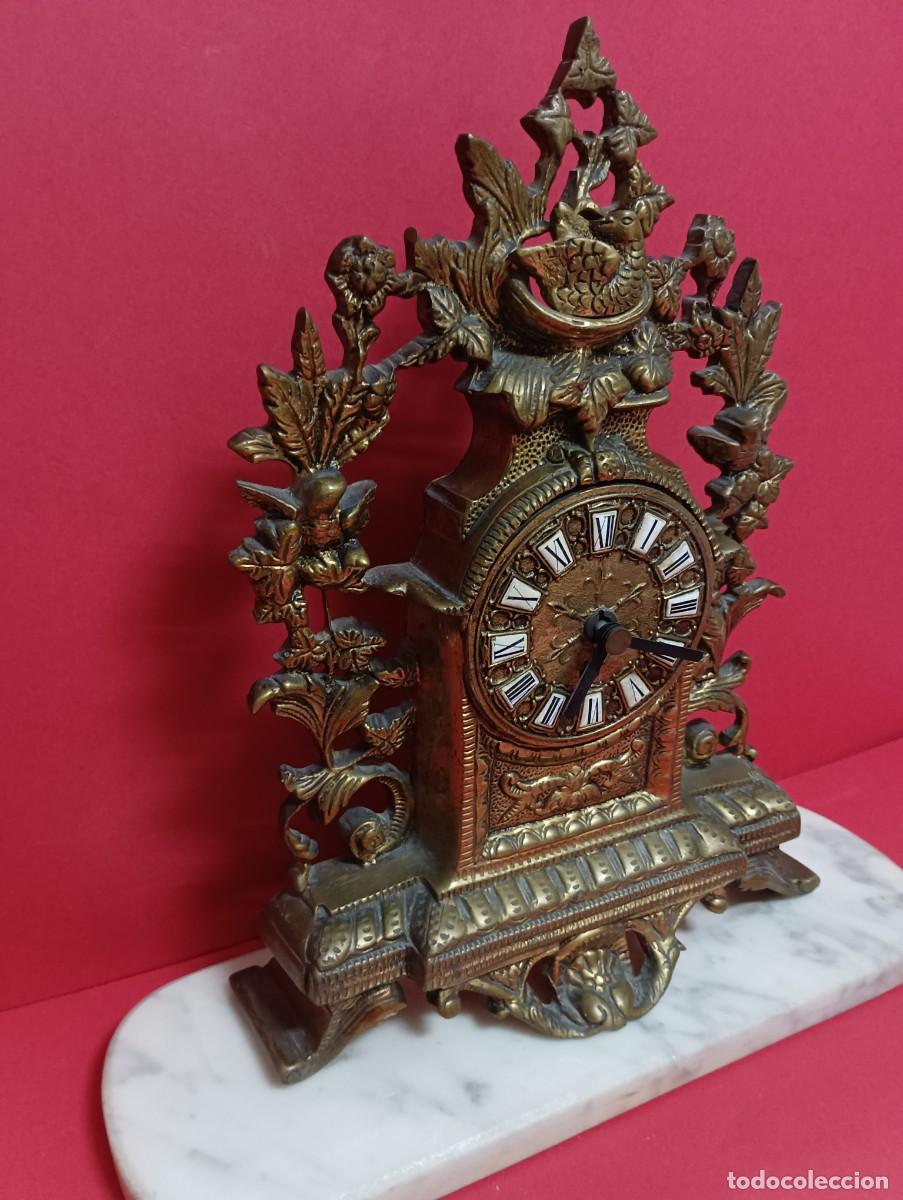 Vintage: RELOJ DE BRONCE, 35 CMS, 5 KG. - Foto 8