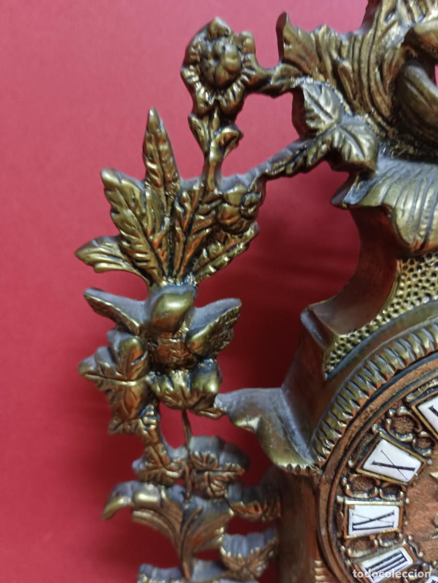 Vintage: RELOJ DE BRONCE, 35 CMS, 5 KG. - Foto 12
