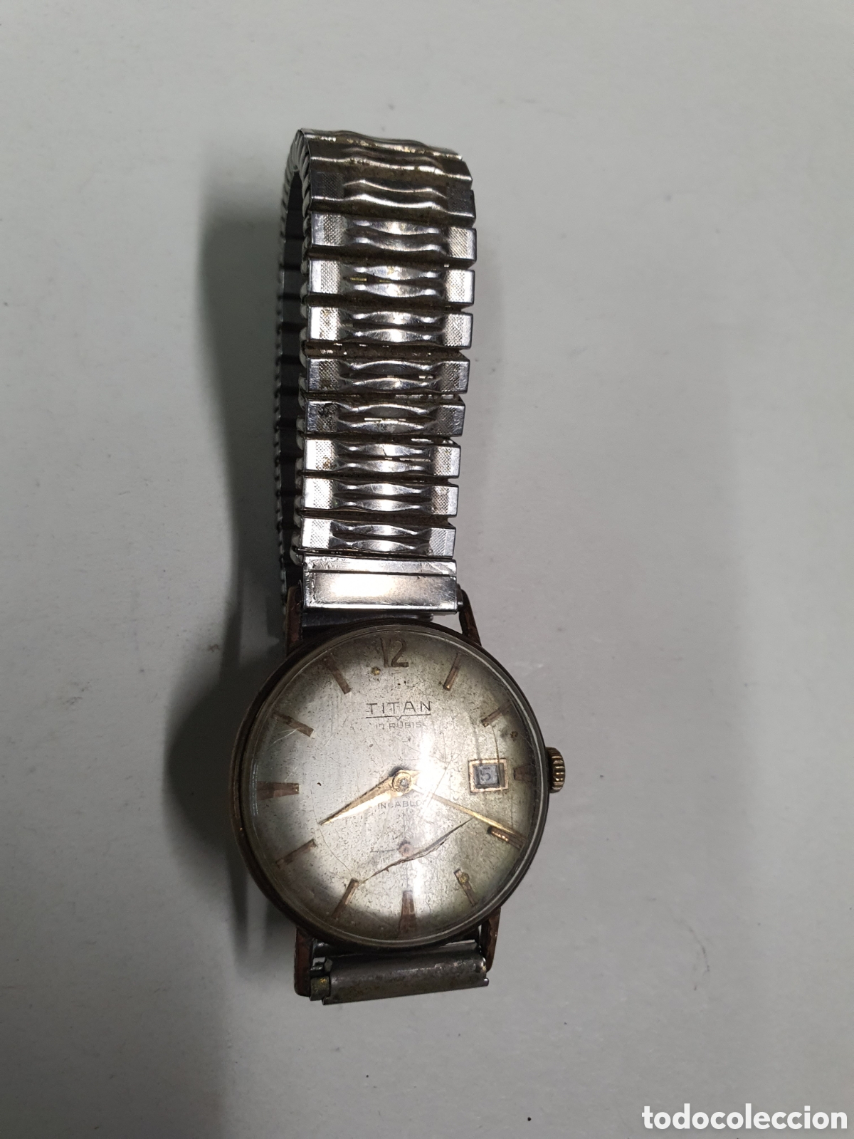 Vintage: Reloj titan 17 rubis - Foto 1