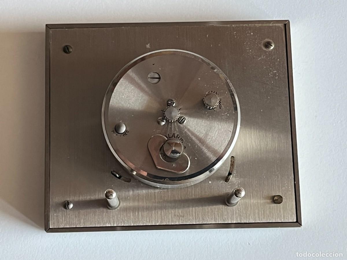 Vintage: RELOJ DESPERTADOR SWIZA DE SOBREMESA RECTANGULAR - Foto 2
