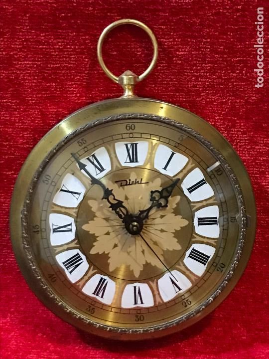Vintage: DIEHL RELOJ DE PARED METALICO Y FUNCIONANDO - Foto 3