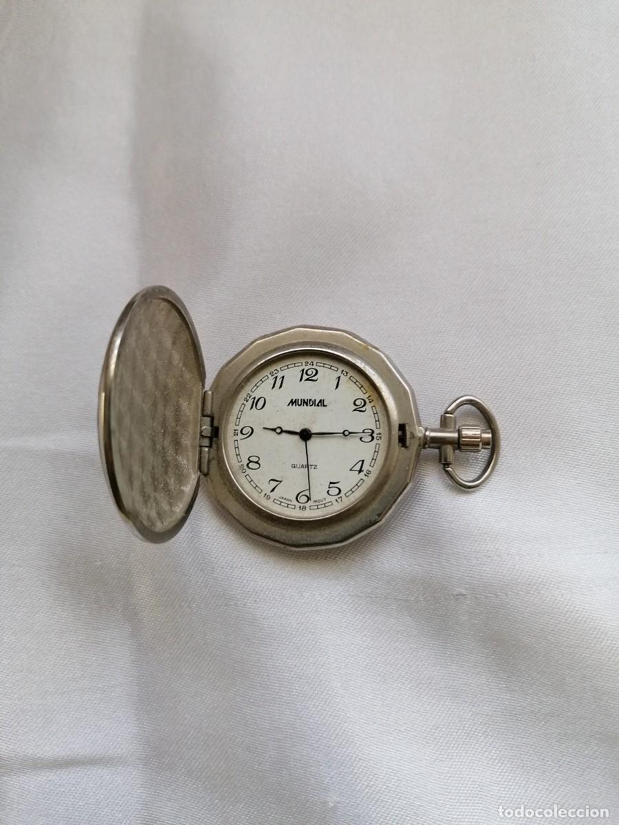 Vintage: Reloj de bolsillo marca Mundial - Foto 1