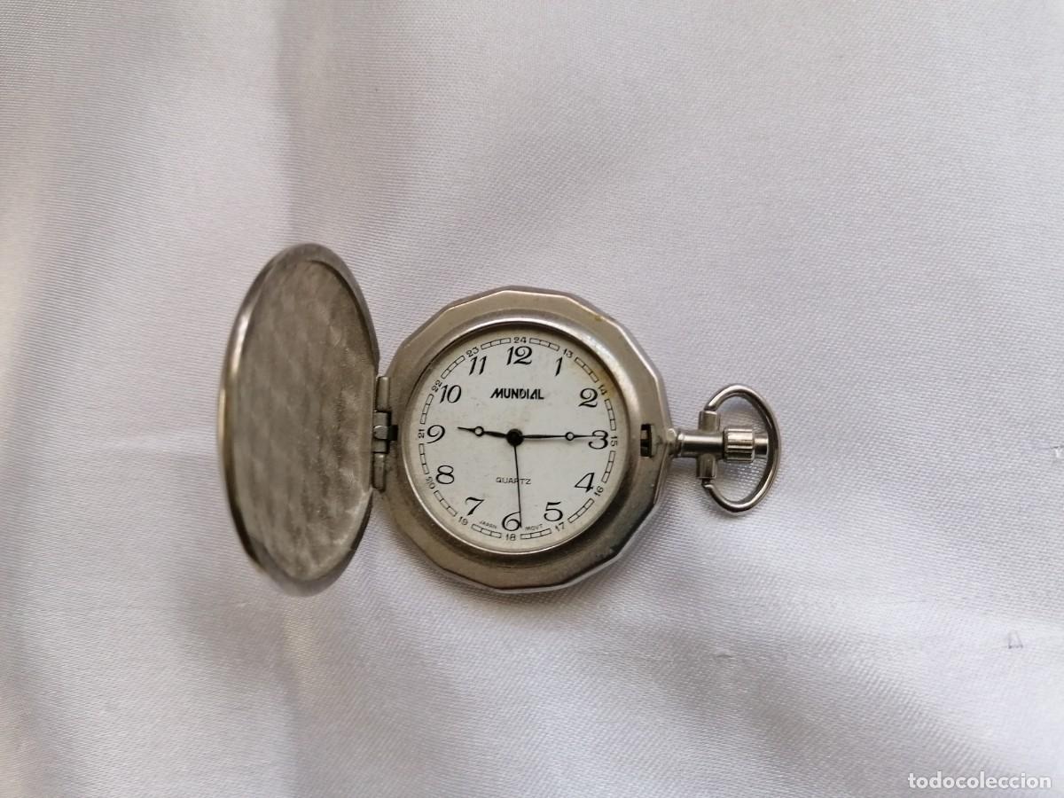 Vintage: Reloj de bolsillo marca Mundial - Foto 3