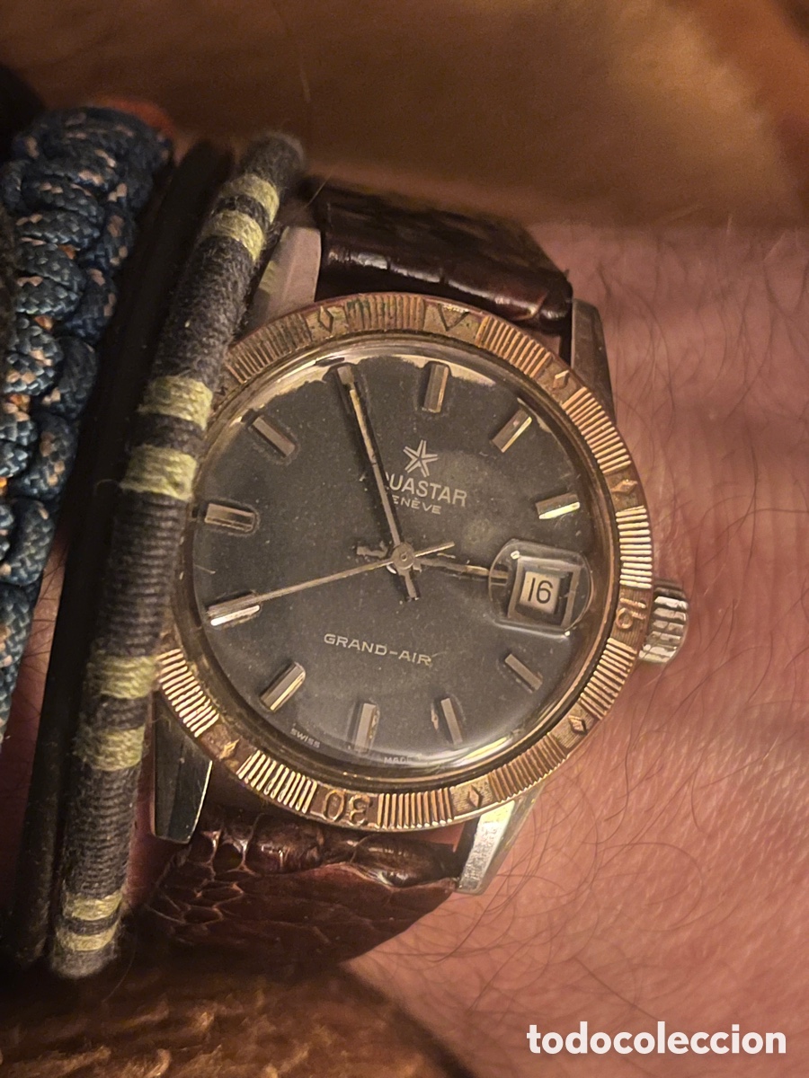 Montre Duward Aquastar Grand Air 1686 - Vintage Années 60 - Mécanique Automatique - 35mm, étanche 10m
