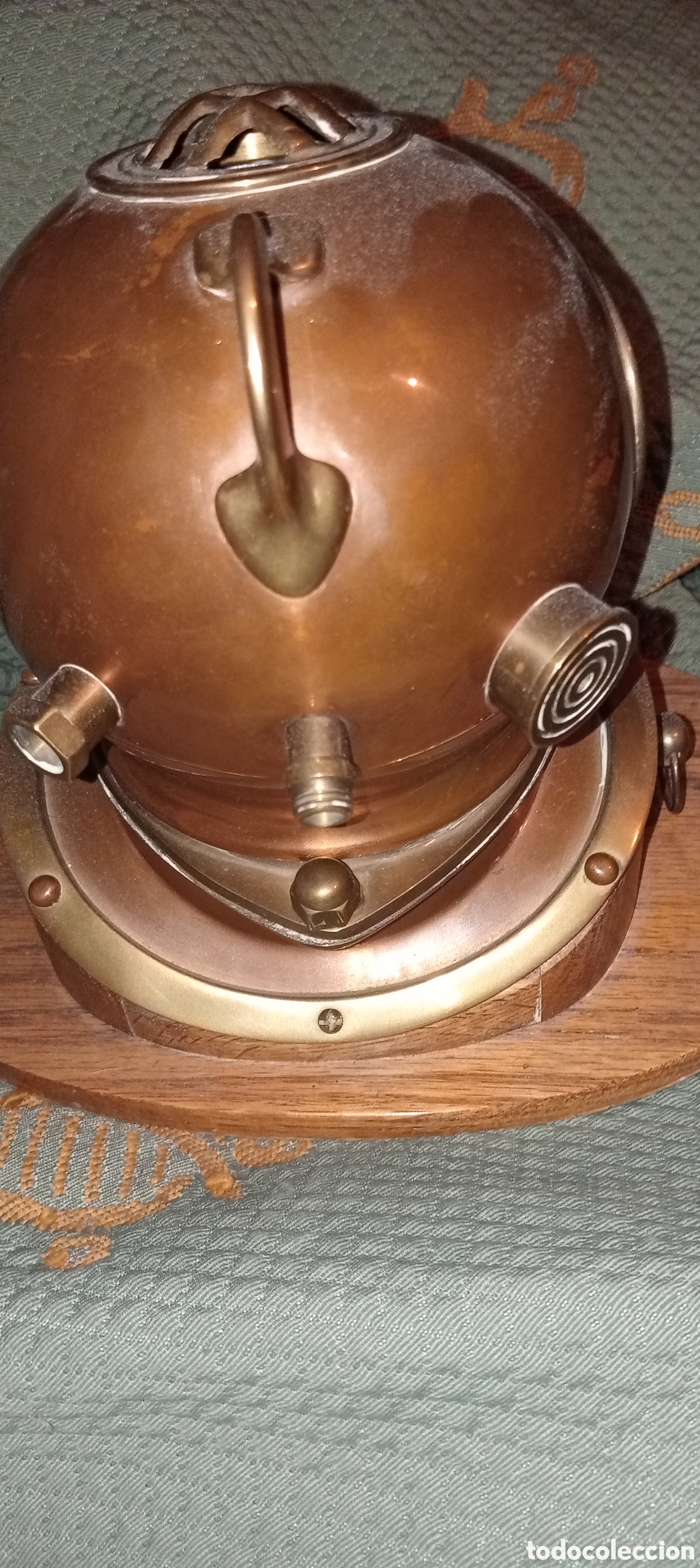 Vintage: Reloj de sobremesa casco de buzo - Foto 2