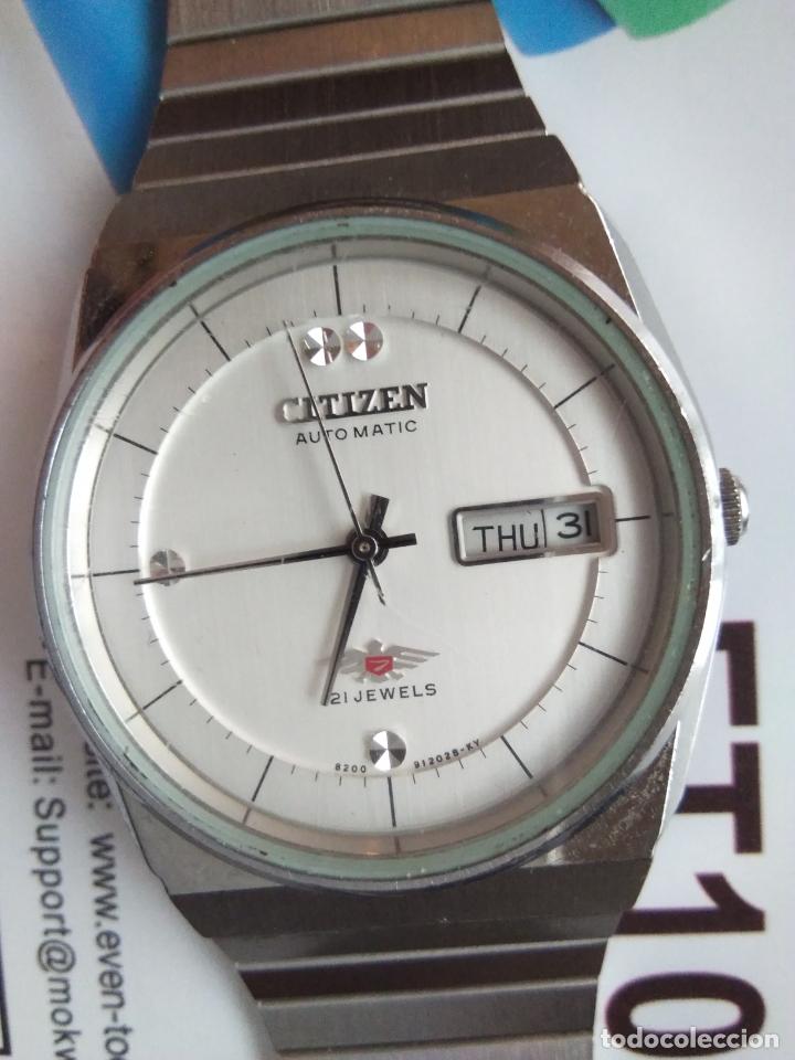 Vintage: RELOJ CITIZEN AUTOM&Aacute;TIC AGUILA ROJA - Foto 7