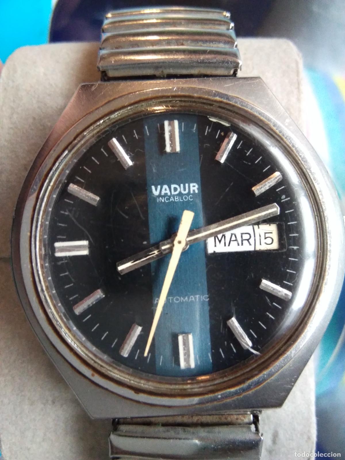 Vintage: RELOJ VADUR AUTOM&Aacute;TIC - Foto 6