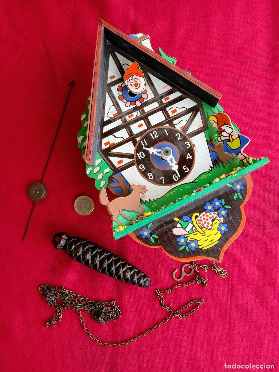 Vintage: Reloj cuco alem&aacute;n antiguo - Foto 3