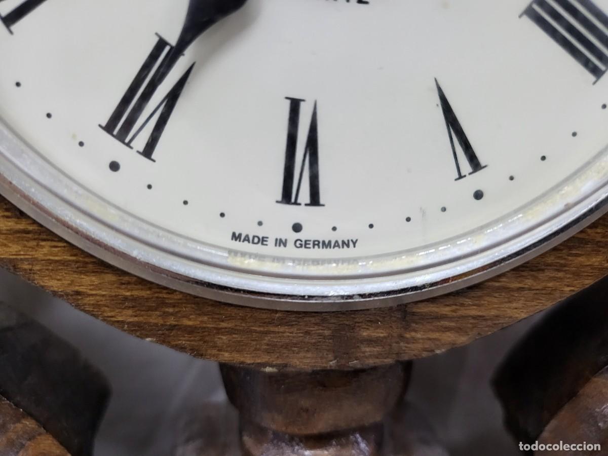 Vintage: RELOJ EN MADERA HECHO A MANO - Foto 6