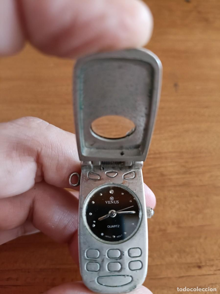 Vintage: Reloj forma m&oacute;vil Motorola funcionando - Foto 4