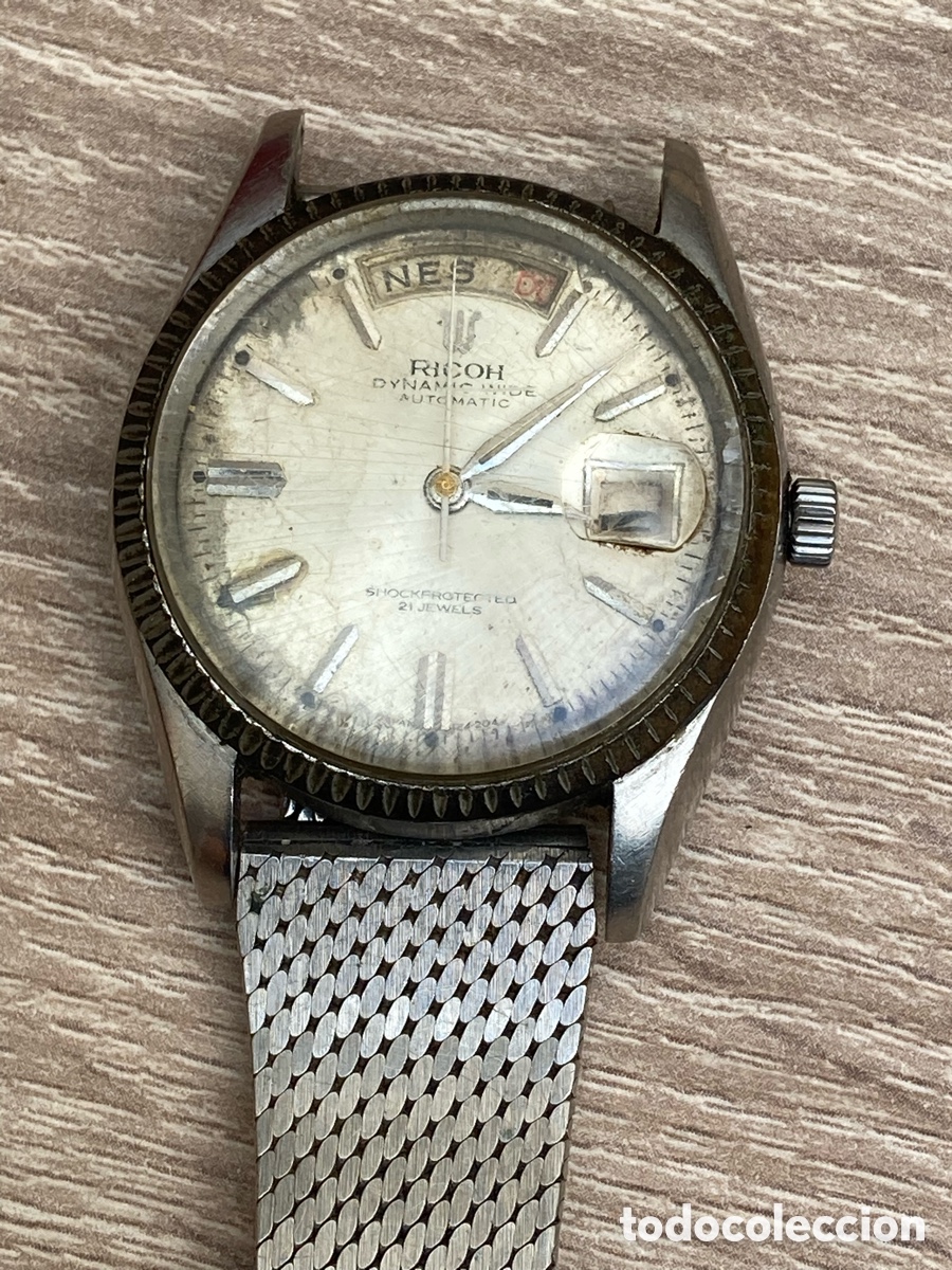 Vintage: Reloj ricoch day date autom&aacute;tico - Foto 2