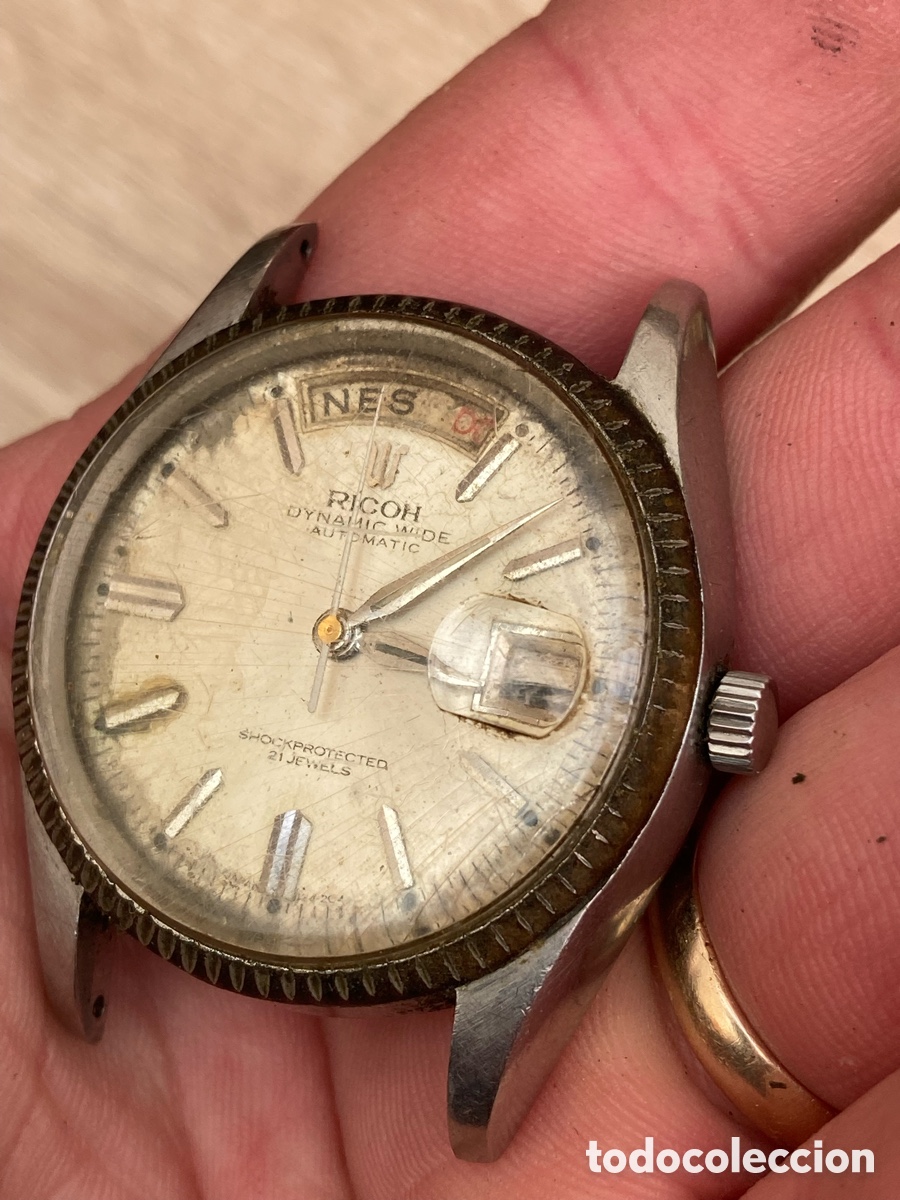 Vintage: Reloj ricoch day date autom&aacute;tico - Foto 11