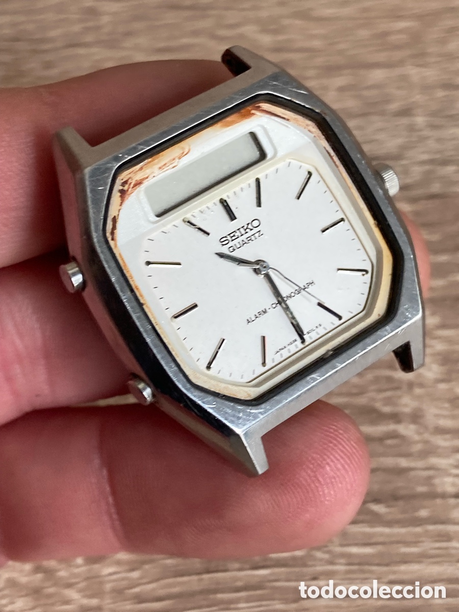 Vintage: Reloj seiko digital anal&oacute;gico - Foto 2
