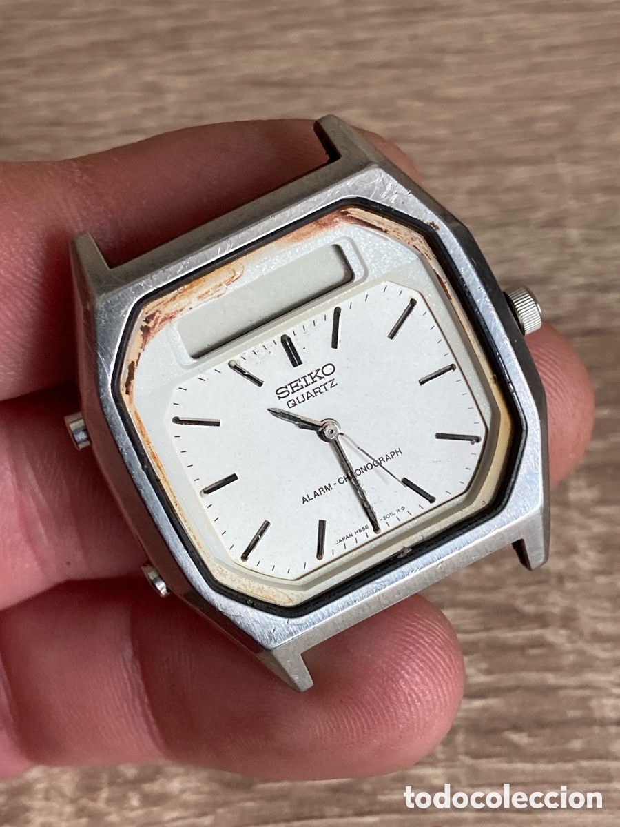 Vintage: Reloj seiko digital anal&oacute;gico - Foto 3