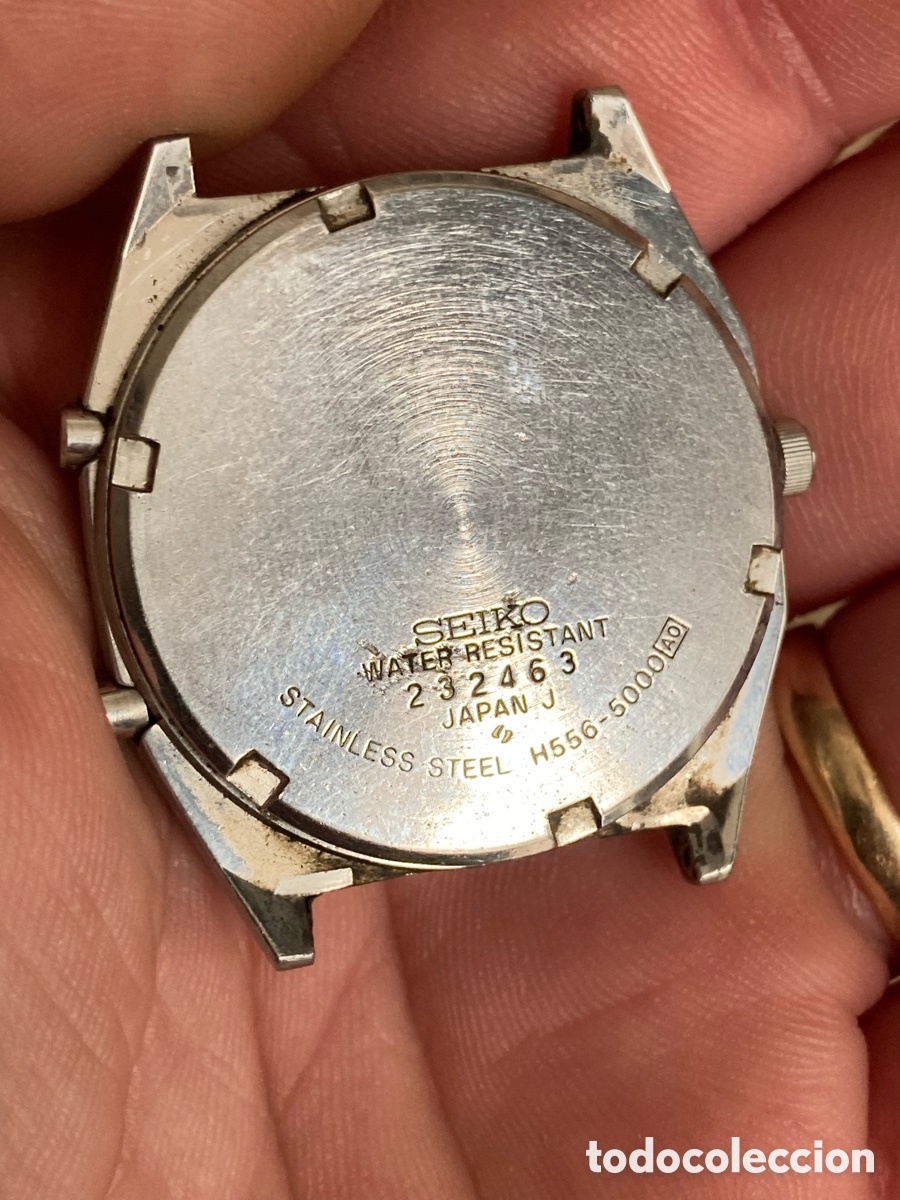Vintage: Reloj seiko digital anal&oacute;gico - Foto 7