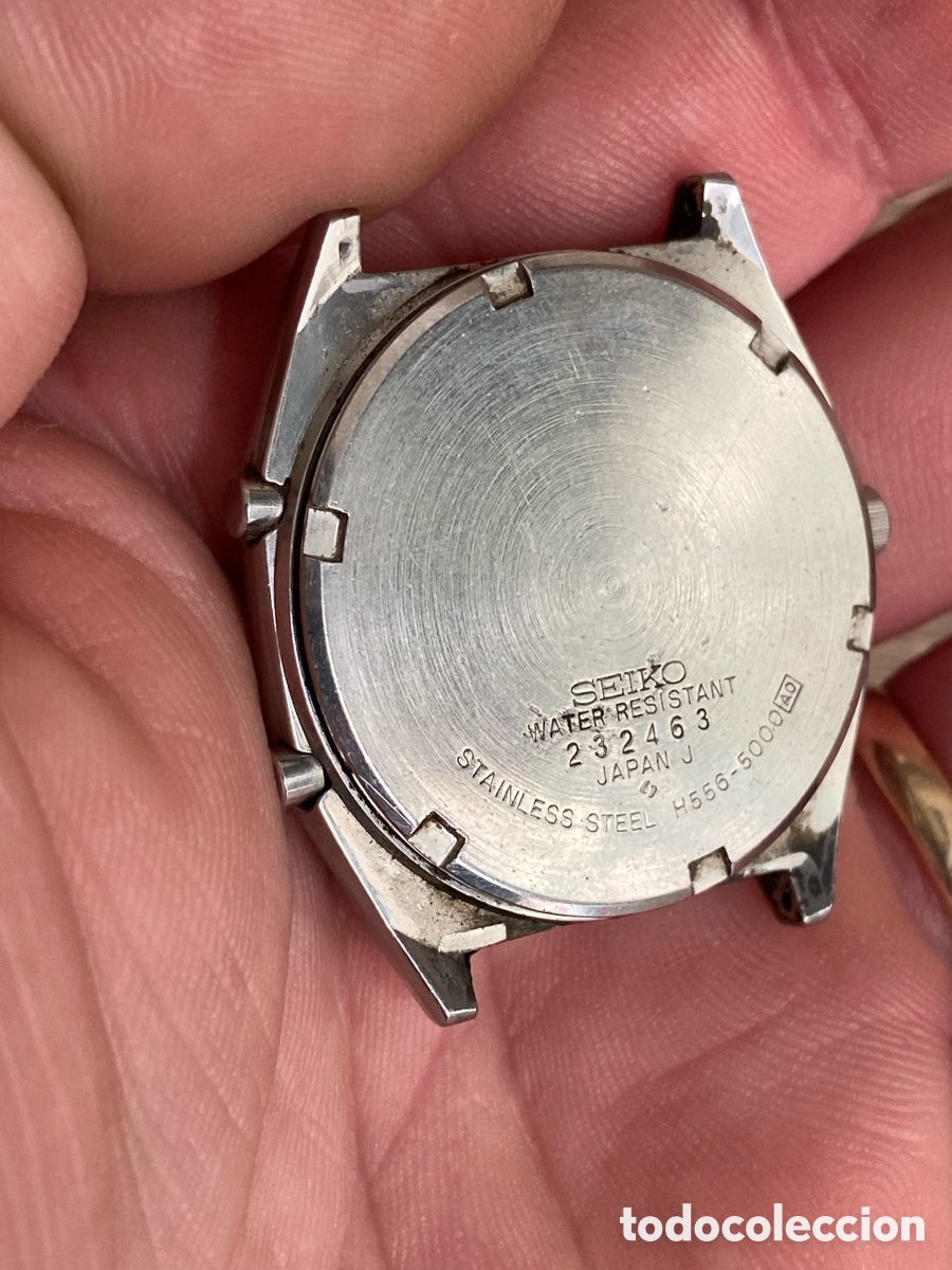 Vintage: Reloj seiko digital anal&oacute;gico - Foto 8