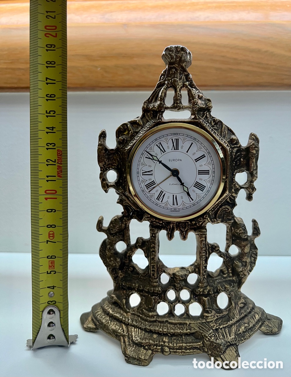 Vintage: Reloj de pie de Bronce - Foto 7