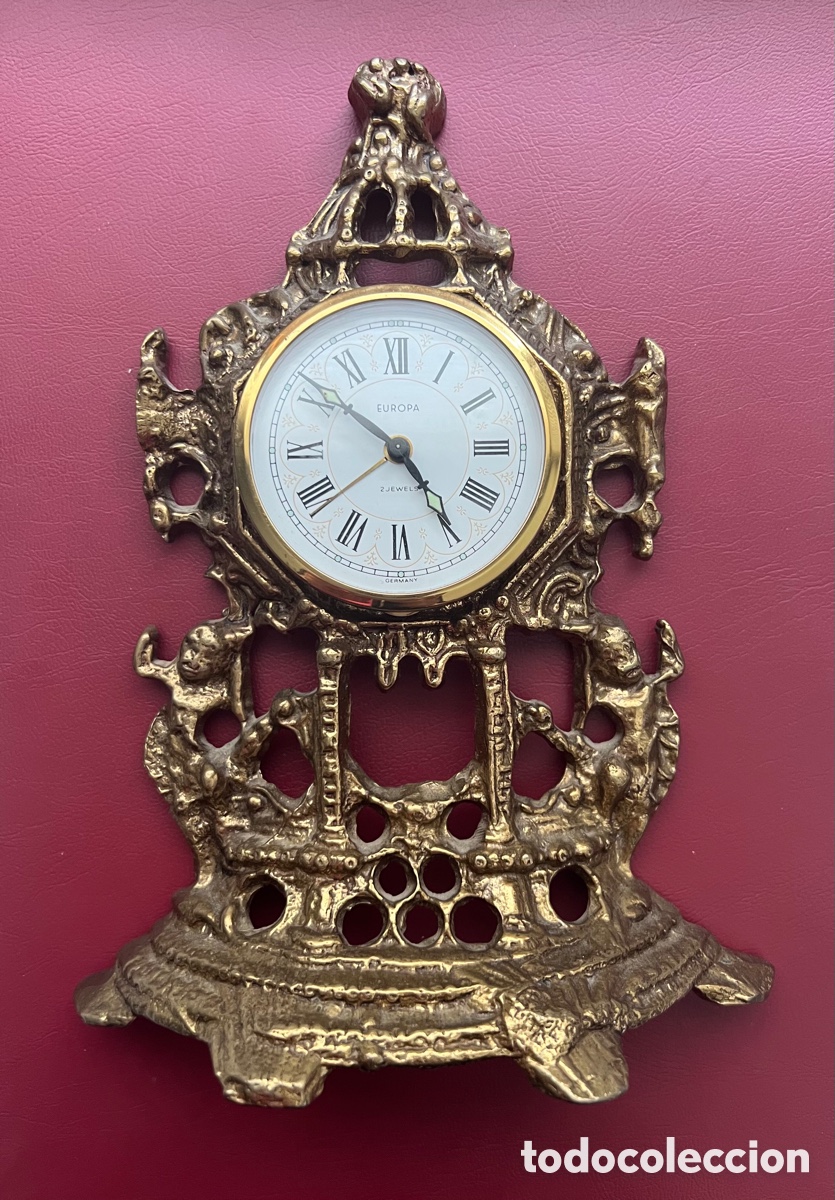 Vintage: Reloj de pie de Bronce - Foto 1