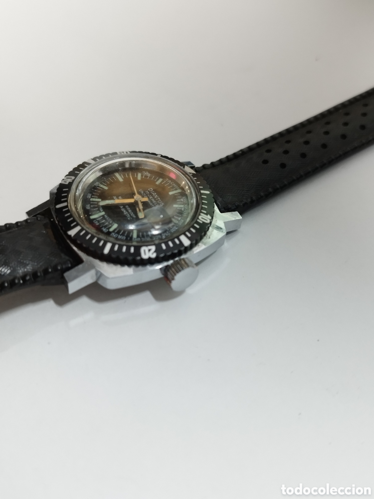 Vintage: Reloj Diver Diantus 29mm No Funciona - Foto 2