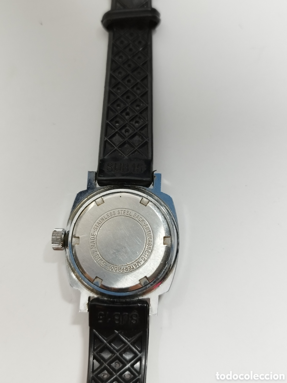 Vintage: Reloj Diver Diantus 29mm No Funciona - Foto 4