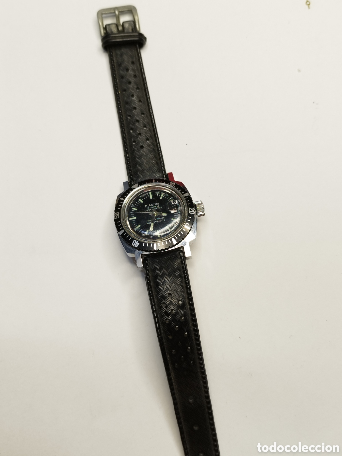 Vintage: Reloj Diver Diantus 29mm No Funciona - Foto 6