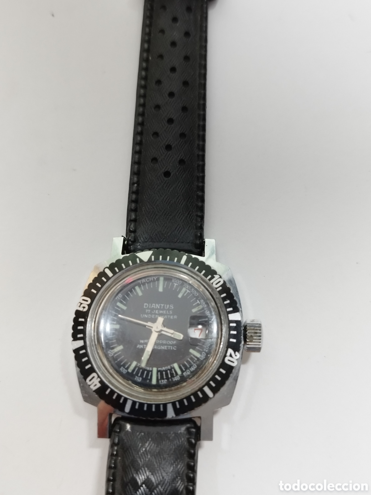 Vintage: Reloj Diver Diantus 29mm No Funciona - Foto 1