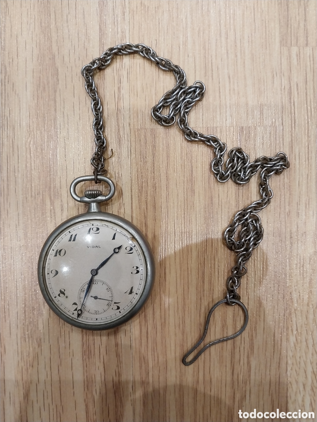 Vintage: Reloj bolsillo Vidal - Foto 2