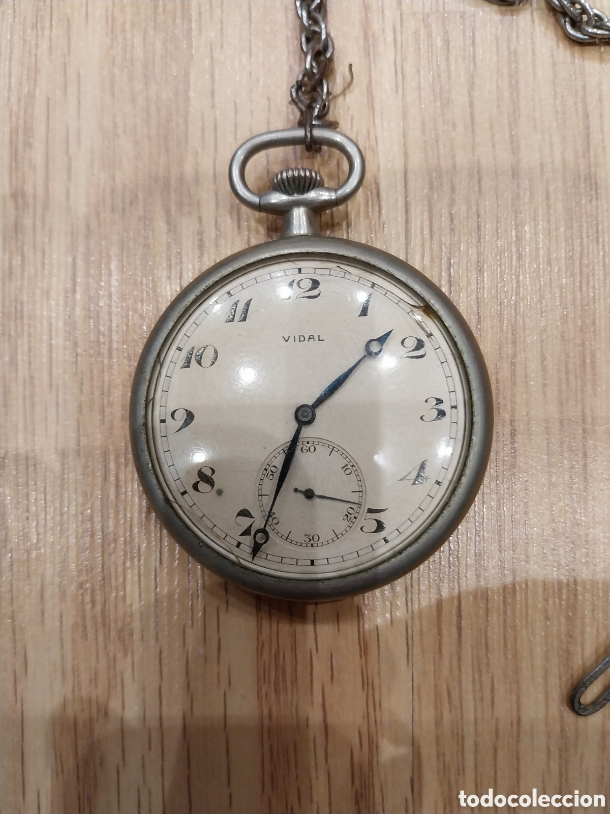Vintage: Reloj bolsillo Vidal - Foto 1