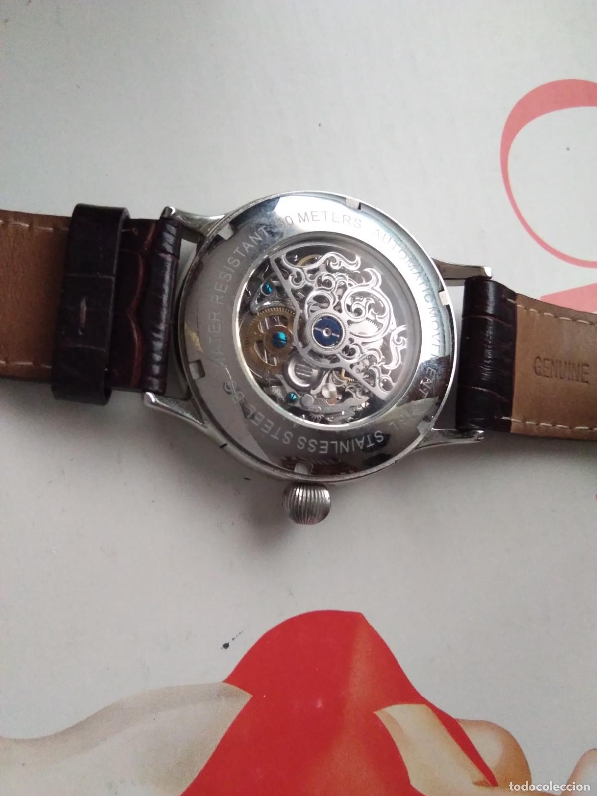 Vintage: RELOJ BG SKELETOR AUTOM&Aacute;TICO - Foto 2